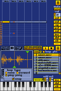 Sample loog settings.