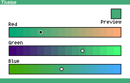 The color picker.